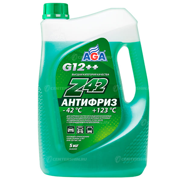 AGA Z 42 G12 антифриз (зелёный) 5кг.